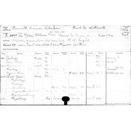 BENNETT, Norman Robertson