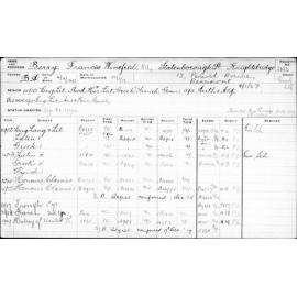 BERRY, Frances Winifred