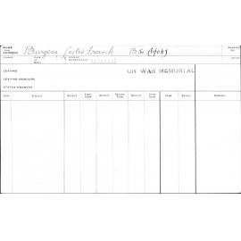 BURGESS, Leslie Frank