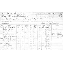 BUTLER, Harold Dixie