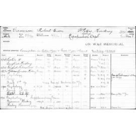 CAMERON, Robert Ewen