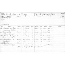 CANT, Leonard George