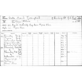 CARTER, Frank Killingbeck