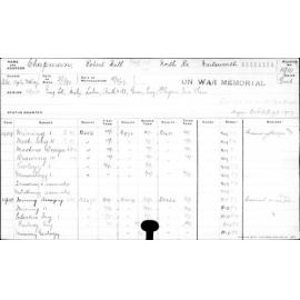 CHAPMAN, Robert Hall