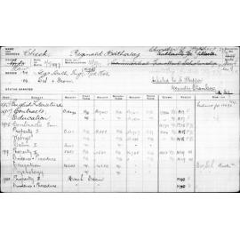CHEEK, Reginald Heithersay