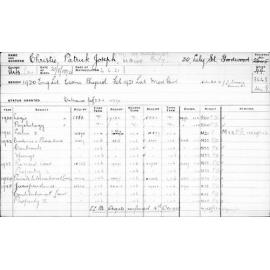 CHRISTIE, Patrick Joseph