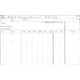 CLARK, Edward Vincent