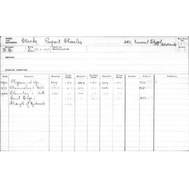 CLARKE, Rupert Charles