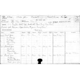 CLOSE, Walter John Westcott