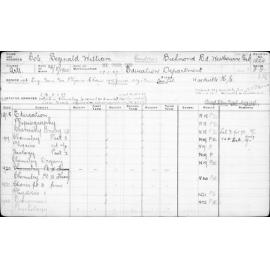 COLE, Reginald William