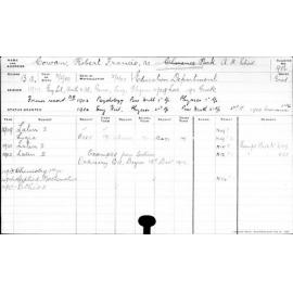 COWAN, Robert Francis