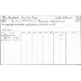 CROOKALL, Dorothy Mary