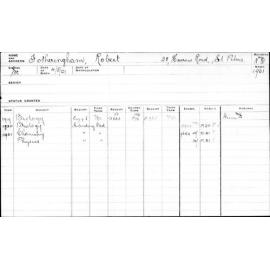 FOTHERINGHAM, Robert