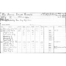 FRANCIS, Elliott Harrold