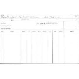 GARTRELL, Herbert William