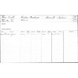 GILL, Hilda Beatrice