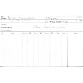 GORDON, James Leslie