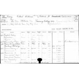 GRAY, Gilbert William