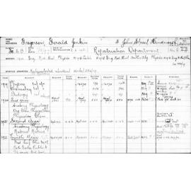 GREGERSON, Gerald Jenkin