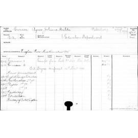 GROSSER, Agnes Juliana Hulda