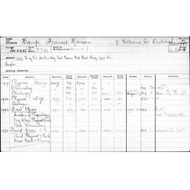 HAMP, Frances Marian