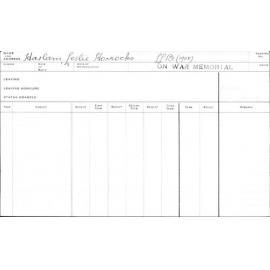 HASLAM, Leslie Horrocks