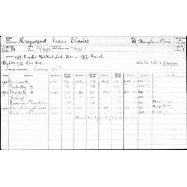 HAYWARD, Cedric Charlie