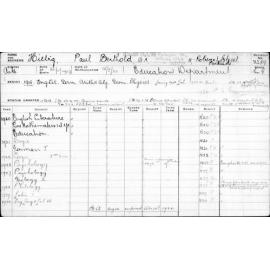 HILBIG, Paul Berthold