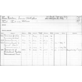 HORTON, Francis Adolphus