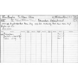 HUGHES, Kathleen Alice