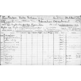 HUTSON, Walter William