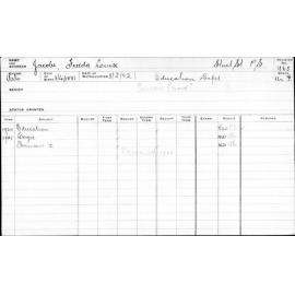 JACOBI, Frieda Louise