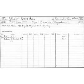 JOHNSTON, Doris Irene