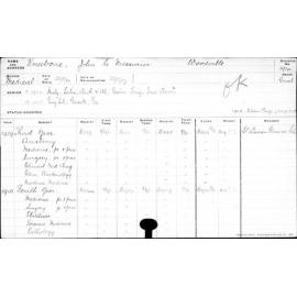 KNEEBONE, John Le Messurier