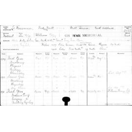 LE MESSURIER, Frederick Neill