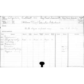 LILLYWHITE, Cuthbert