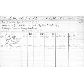 LUKE, Claude Carlyle