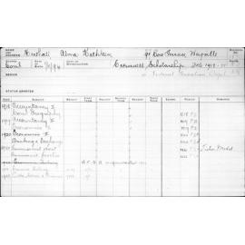 MARSHALL, Alma Kathleen