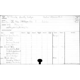 MCBRIDE, Dorothy Evelyn