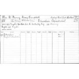 MCBURNEY, Mary Campbell