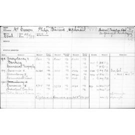 MCCARRON, Philip Bernard Alphonsus