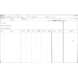 MOORE, George Douglas