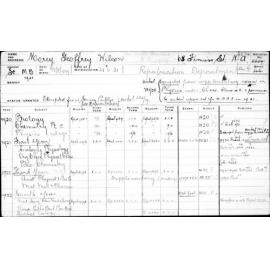 MOREY, Geoffrey Wilson