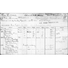 MORRIS, Edward Walter Talwin