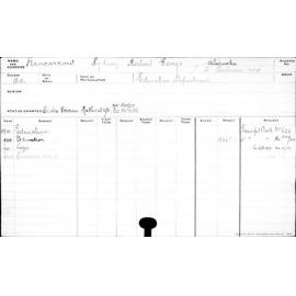 NANCARROW, Sydney Herbert George