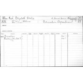 NASH, Elizabeth Cecelia