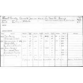 O'GRADY, Oswald James