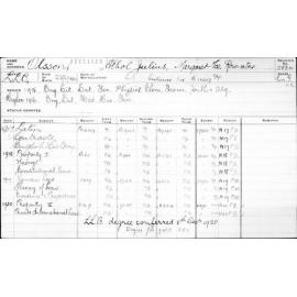 OLSSON, Athol Julius