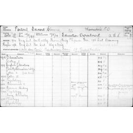 PARSONS, Edward Clarence