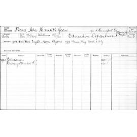 PEARCE, Ada Harriette Jean